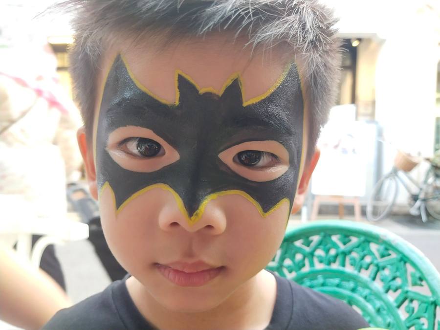 Batman face painting